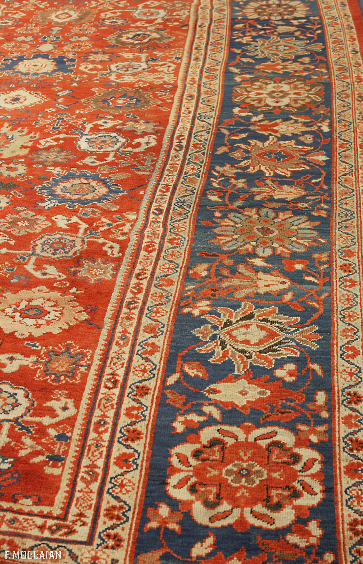 Antique Persian Mahal Ziegler Carpet n°:55348489